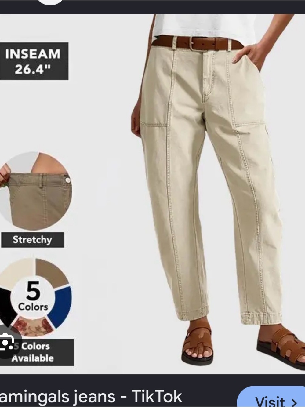 Women’s flamingal Olive Green Utility Pants
